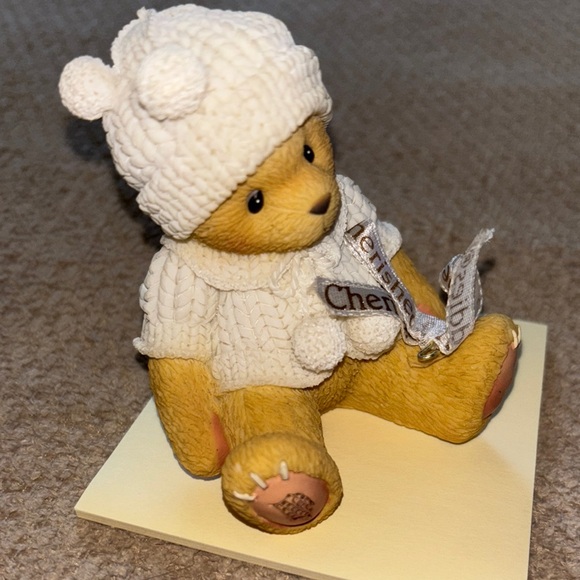 Christmas Decor Cherished Teddies Bianca Figurine - Picture 7 of 8